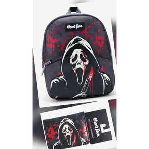 NEW Ghost Face Scream Blood Splatter Mini Backpack & WALLET The Icon Of Hallowen